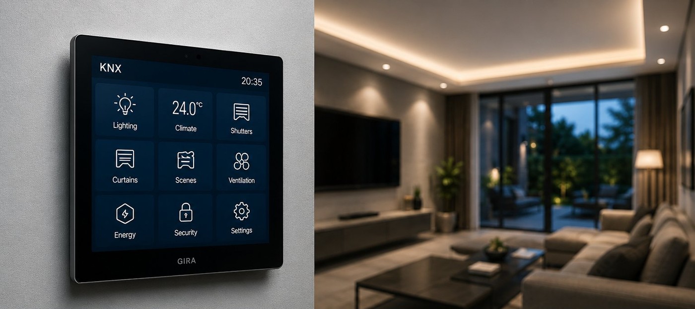 KNX smart home control